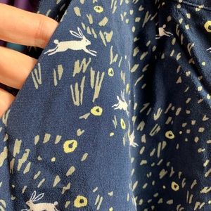 NWT Alice in Wonderland rabbit lined shorts Disney